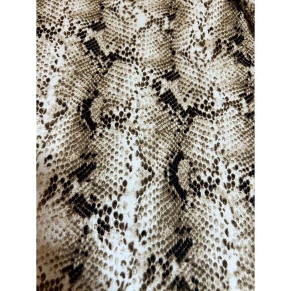 White House Black Market Women's Slim‎ Ankle Pants 6R Snake Print Beige & Black - Picture 7 of 7